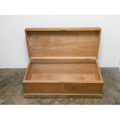 898 - A Victorian teak storage box 35