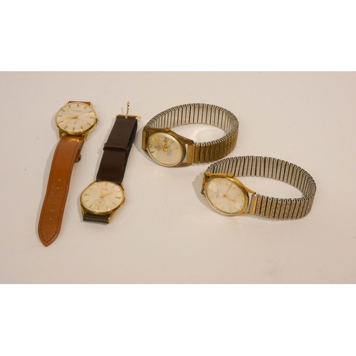 74 - Four various gent's wristwatches all working