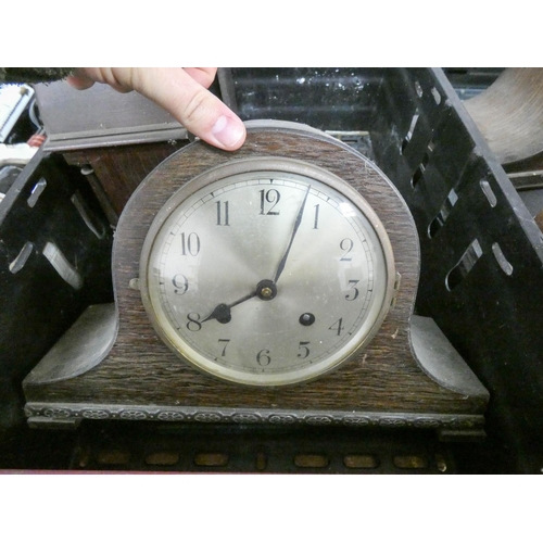 347 - Approximately six clocks - bought as seen