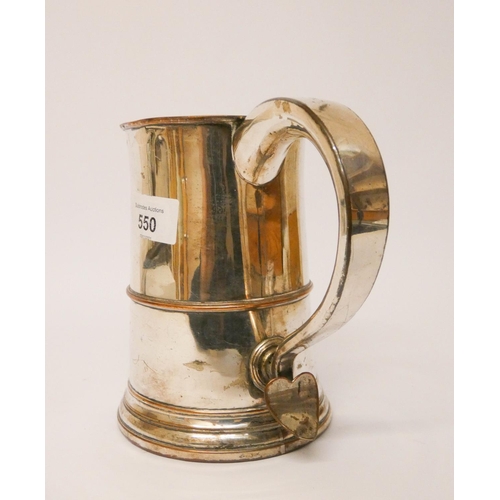 524 - An early 19th century Sheffield plated tankard