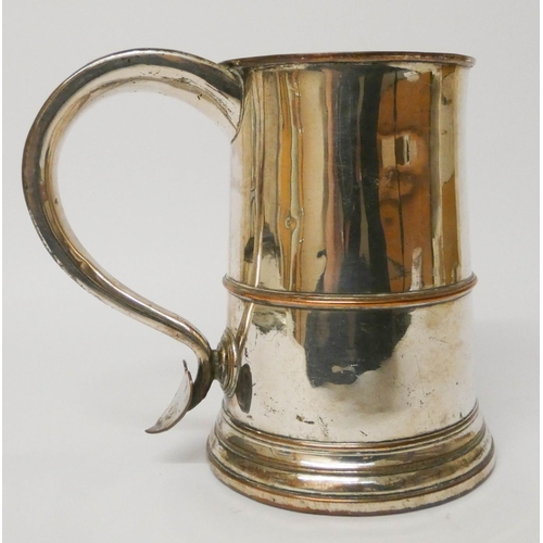 524 - An early 19th century Sheffield plated tankard