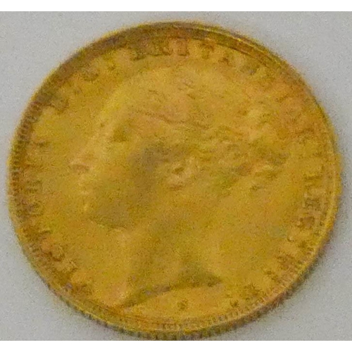 602 - Victorian gold sovereign, Sydney mint - 1884