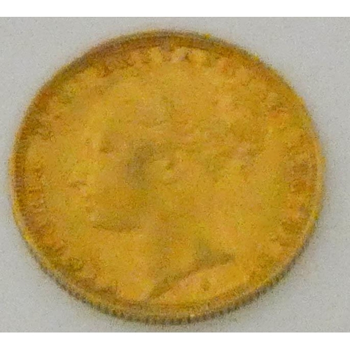 602 - Victorian gold sovereign, Sydney mint - 1884