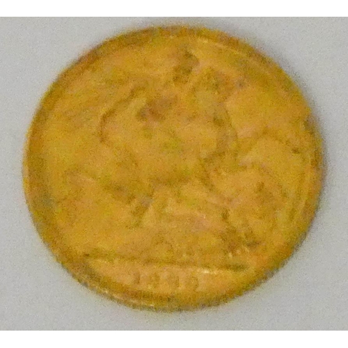 604 - Victorian gold sovereign - 1889