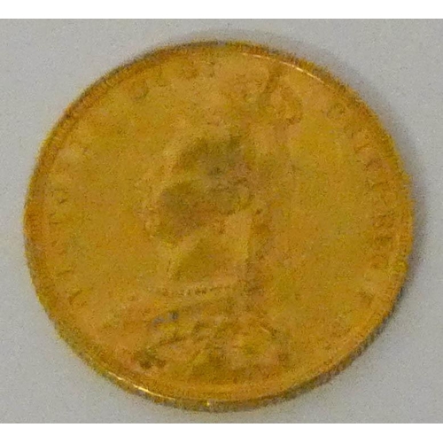 604 - Victorian gold sovereign - 1889