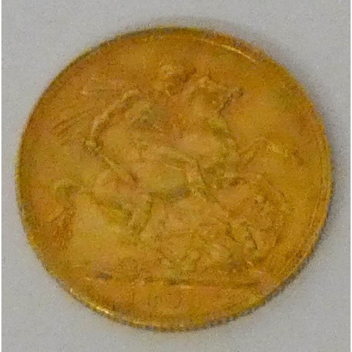 605 - Victorian gold sovereign - 1893