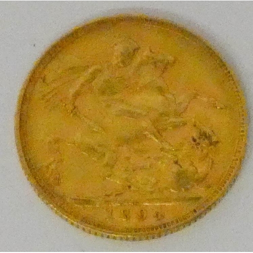 606 - Victorian gold sovereign - 1894