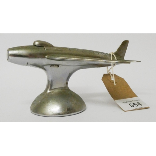 554 - A Dunhill jet plane cigarette lighter, 6