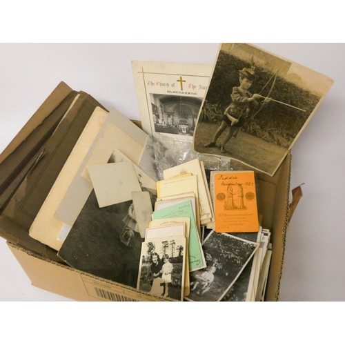 79 - A quantity of assorted old photographs etc