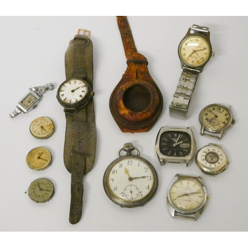 119 - Assorted watches and watch parts