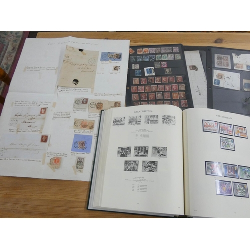 70 - A large quantity of first day covers, some in albums, mint stamps, Penny Black & Penny Reds etc