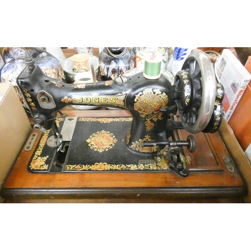 345 - Jones old sewing machine