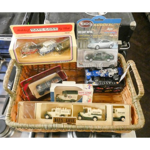 409 - A quantity of box models of yesteryear and other model cars, trucks, etc