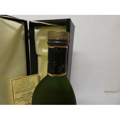 526 - A bottle of Glenfiddich Centenary Celebration Pure Malt Scotch Whisky, Limited Edition with certific... 