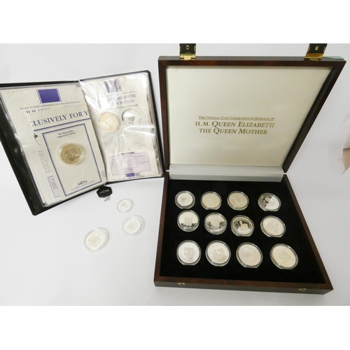 474 - A collection of 20 silver commemorative crowns by MDM Crown Collections, in uncirculated condition i... 