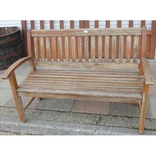 828 - Teak garden bench seat