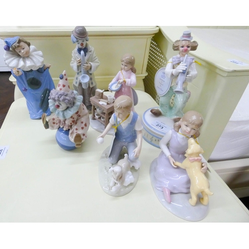 273 - A collection of Lladro, Nao and Leonardo figurines