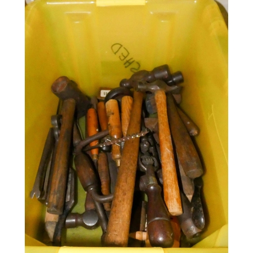 393 - Hand tools in a box