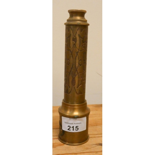 215 - A decorative brass telescope