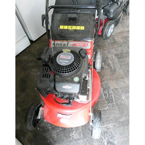 379 - A Masport 190cc Briggs and Stratton engine petrol self propelled lawn mower