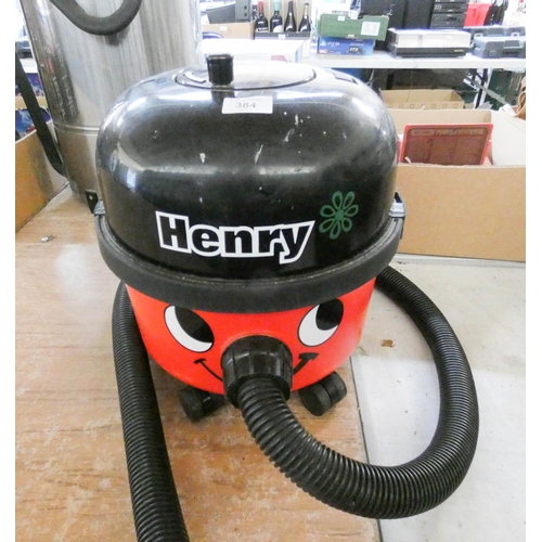 384 - A Henry Hoover with tools