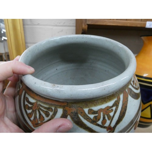 35 - Two large decorative pottery vases