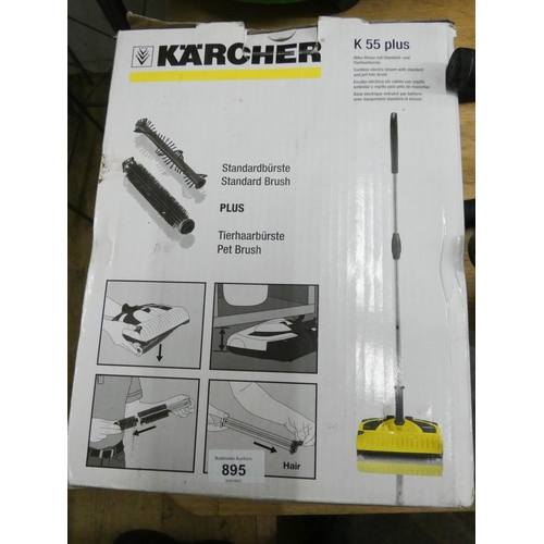 895 - A Karcher K55+ pet brush etc