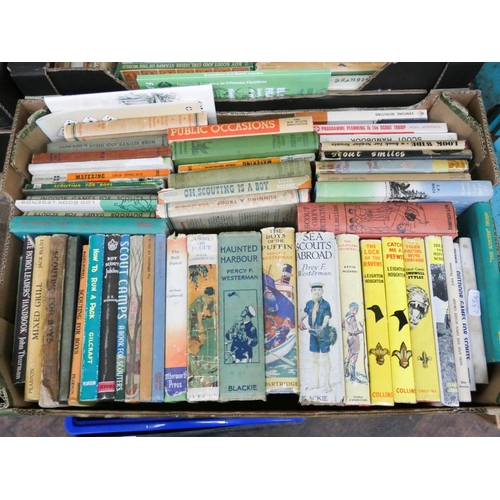 336 - Scouting interest - 3 boxes of reference books