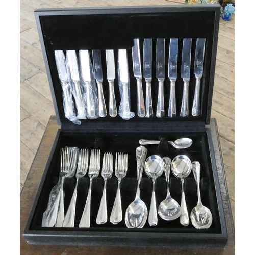 15 - A canteen of stainless steel cutlery...