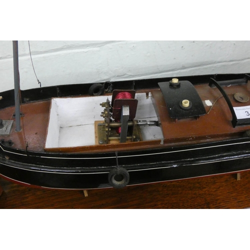 3 - A model tug boat with electric motor, 20