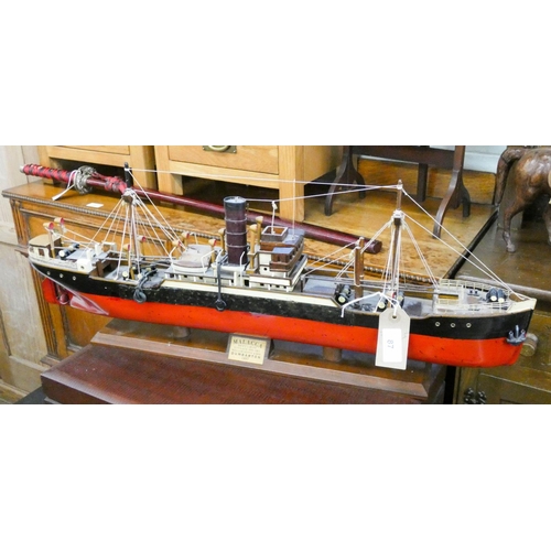 87 - A model ship - The Malacca of Dumbarton, 27