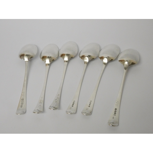 508 - Six Georgian silver table spoons, various dates and makers, gross weight 10.3 troy ounces