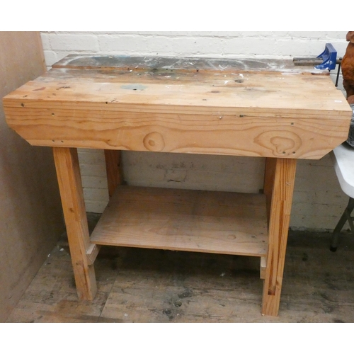 812 - A carpenters workbench, 45