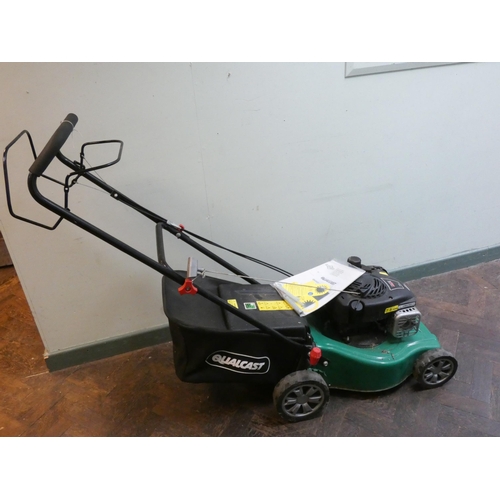 853 - A Qualcast petrol engine self-propelled lawn mower