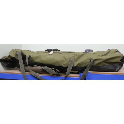 878 - A Trakker fishing bivvy with ground sheet