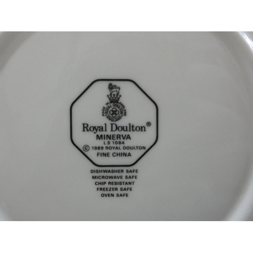 Royal Doulton Minerva pattern, dishwasher safe, floral china dinner and