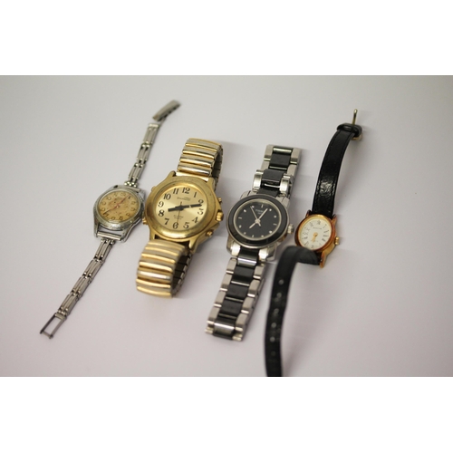 622 - A collection of four vintage watches to include Tissot & Bentima