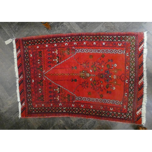 50 - Red figured Persian carpet