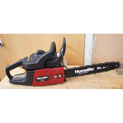 804 - A Homelight petrol engine chainsaw, 15