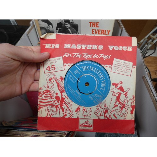 295 - A quantity of vinyl LP records including: Everly Brothers, The George Mitchell Minstrels, Billy J Cr... 