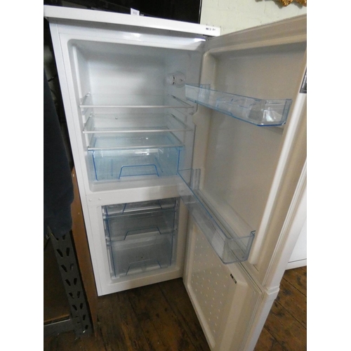 855 - A small LEC half and half fridge freezer