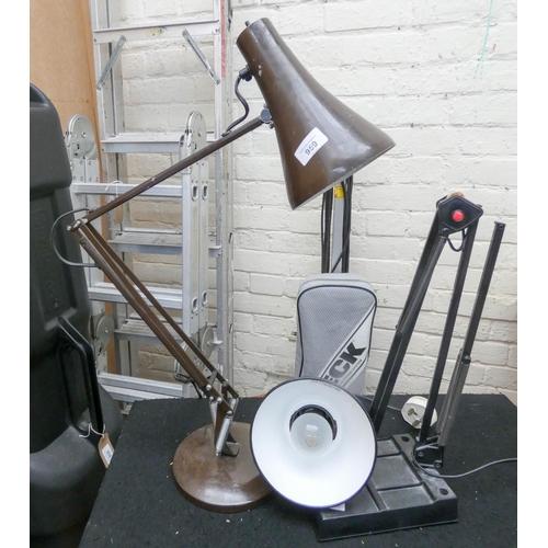 959 - Two angle poise lamps