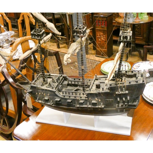 415 - Model of a galleon ship, 27 