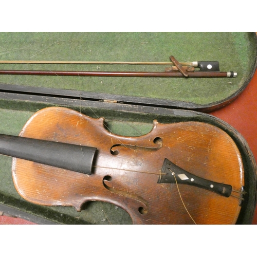 484 - A Hopf German made violin, 14