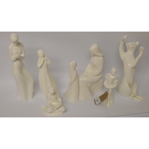 101 - A collection of modern Royal Doulton Images figures, six in the lot