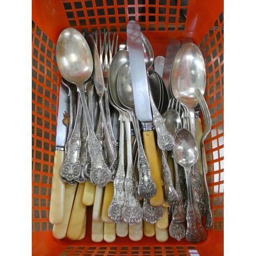 149 - Assorted Kings pattern and other cutlery