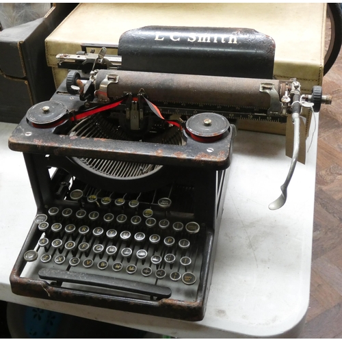 297 - An old L C Smith typewriter