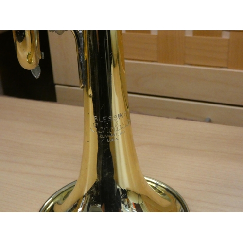 61 - A Blessing Scholastic brass trumpet in case