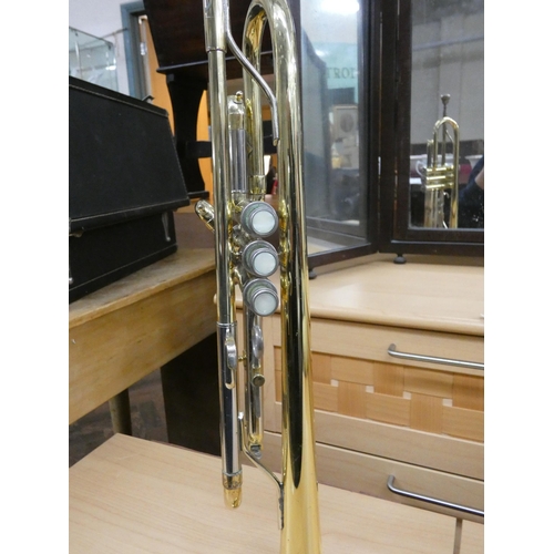 61 - A Blessing Scholastic brass trumpet in case