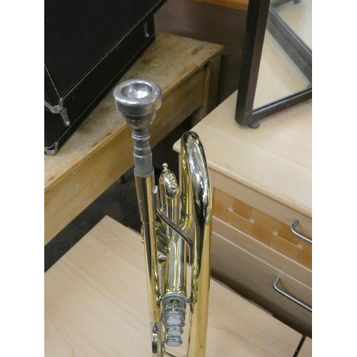 61 - A Blessing Scholastic brass trumpet in case